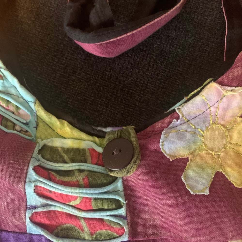 Floral Patchwork Shoulder Bag - image 2